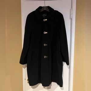 London Fog Black Trench Coat